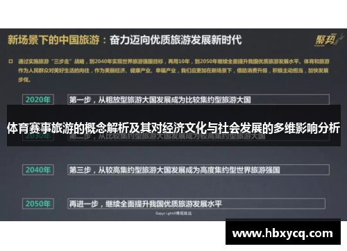 体育赛事旅游的概念解析及其对经济文化与社会发展的多维影响分析